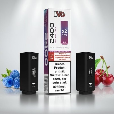IVG 2400 Blue Razz Cherry