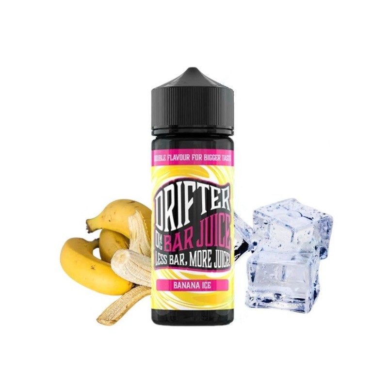 Drifter Bar Juice , Banana Ice 120ml , Shortfill Drifter Bar Juice , Banana Ice 120ml , Shortfill